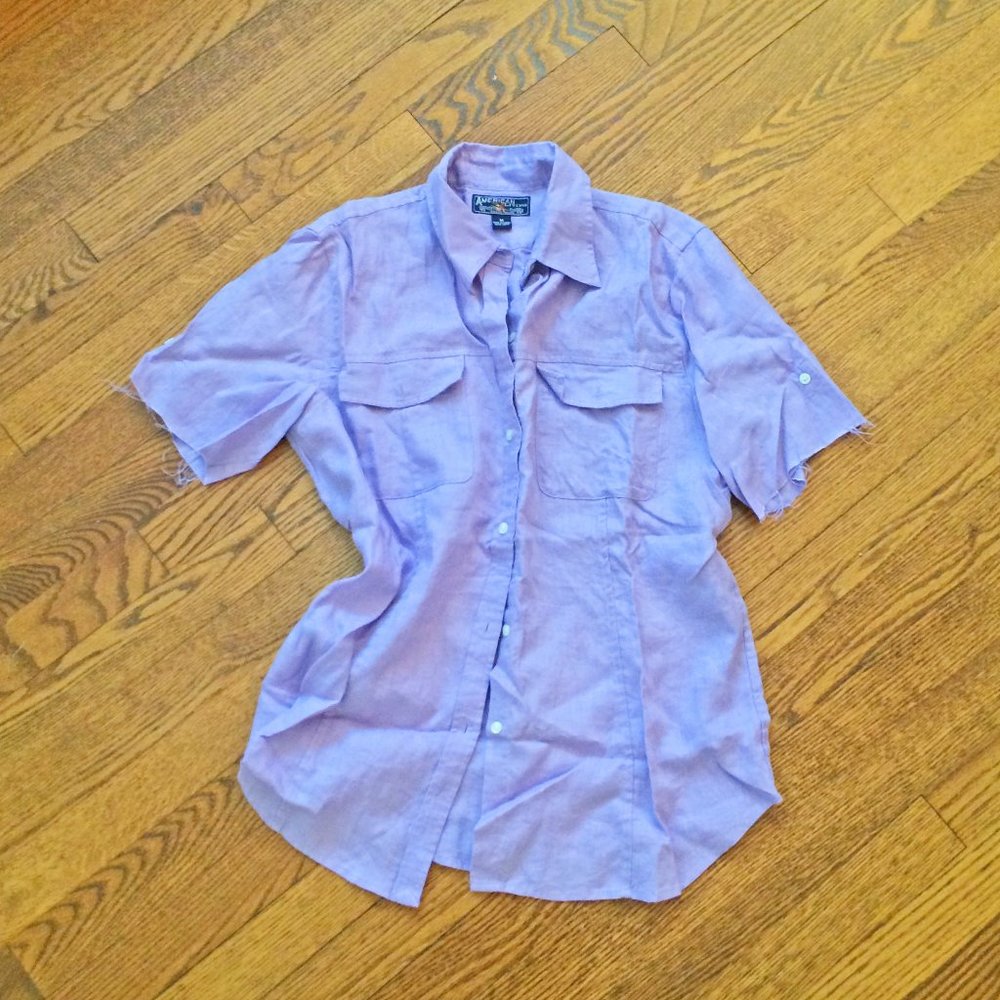 Lilac Linen Shirt